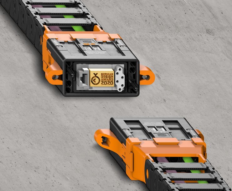 Neuer igus Adapter reduziert 80 Prozent der Montagezeit von Energieketten